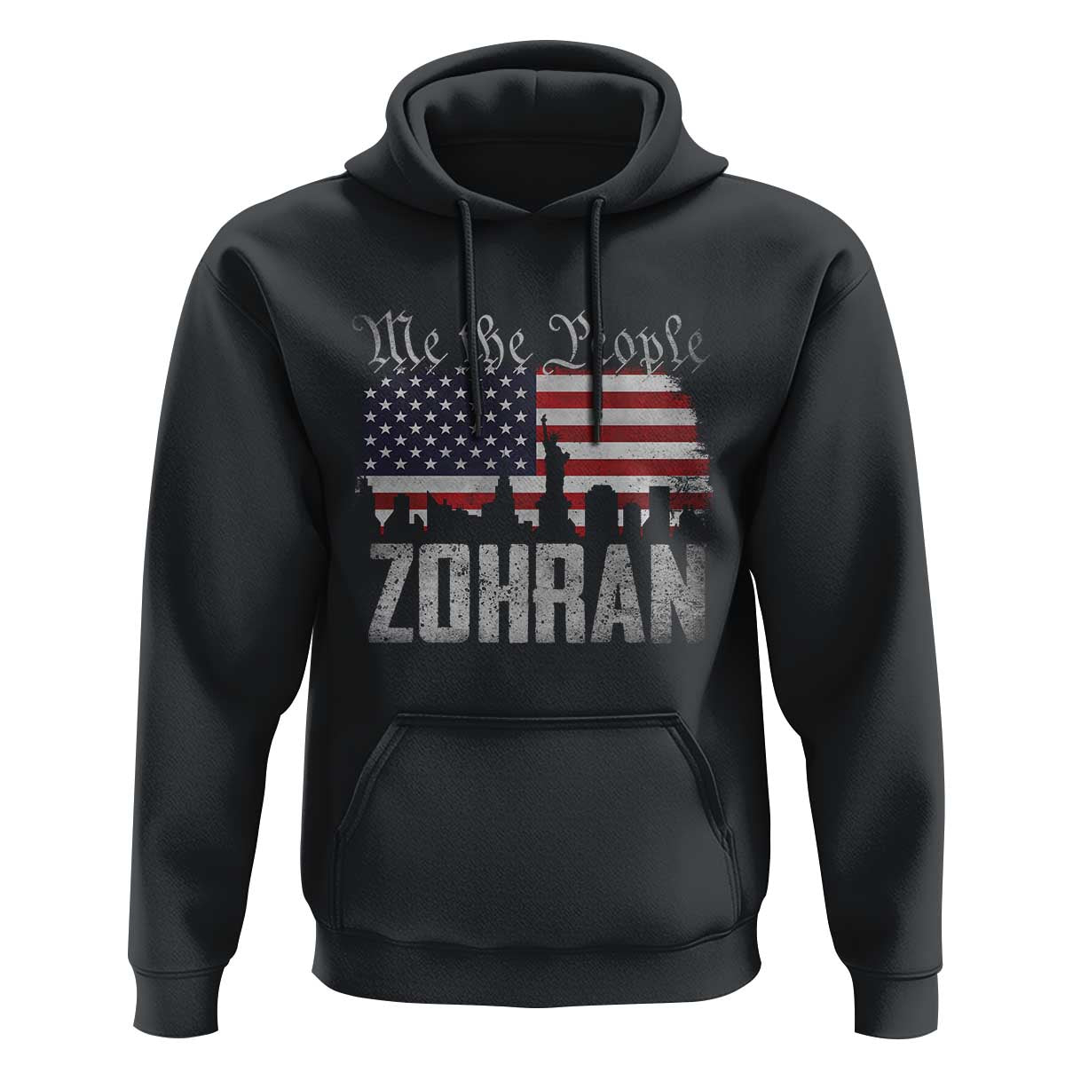 Zohran Mamdani Groovy Flowers Hoodie Retro Style - Wonder Print Shop