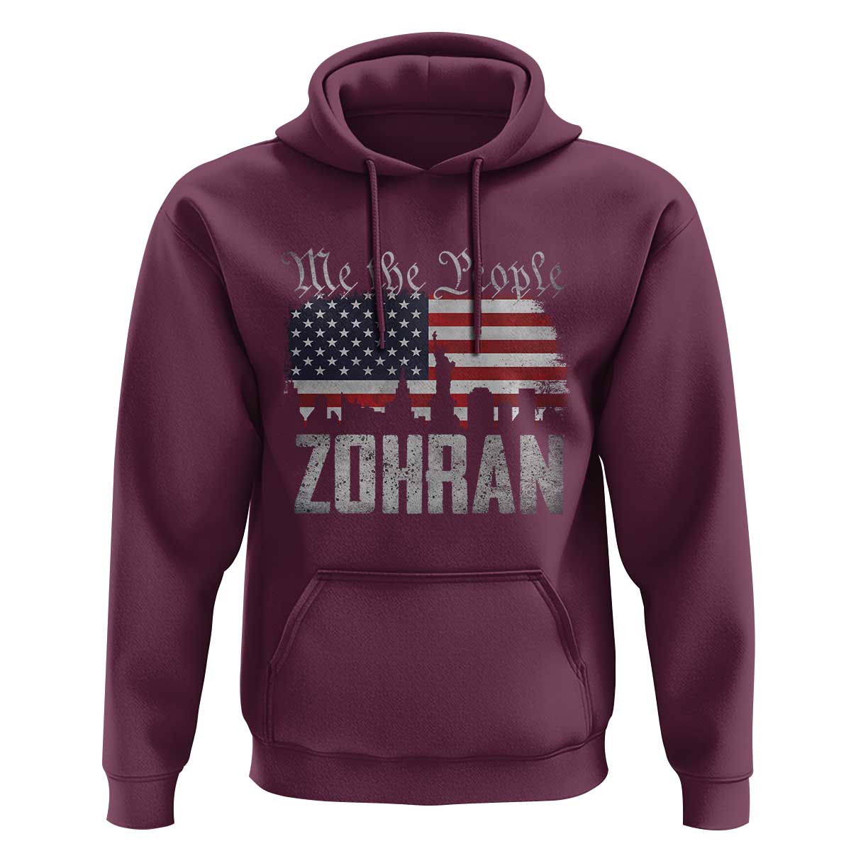 Zohran Mamdani Groovy Flowers Hoodie Retro Style - Wonder Print Shop