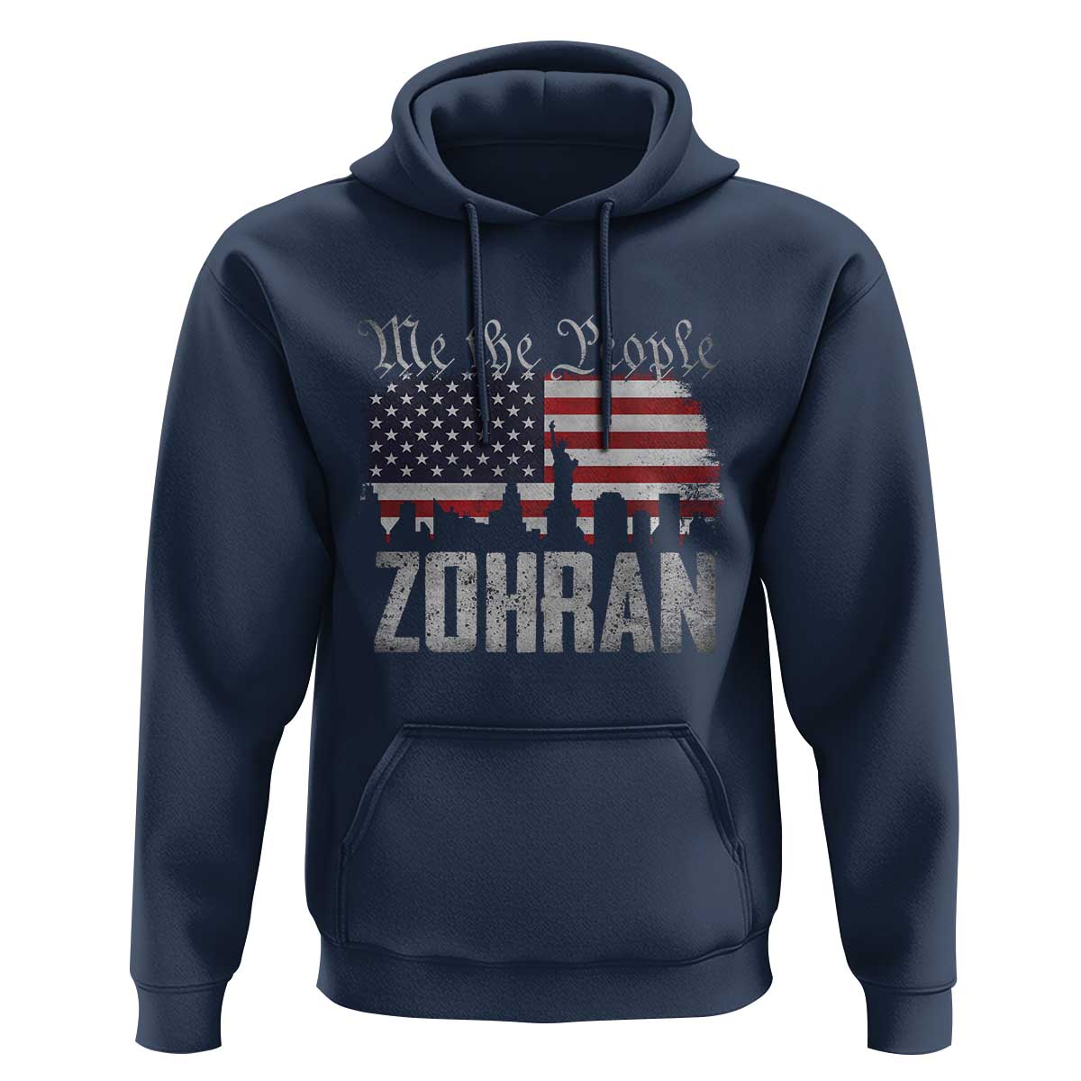 Zohran Mamdani Groovy Flowers Hoodie Retro Style - Wonder Print Shop