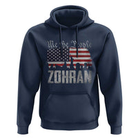 Zohran Mamdani Groovy Flowers Hoodie Retro Style - Wonder Print Shop