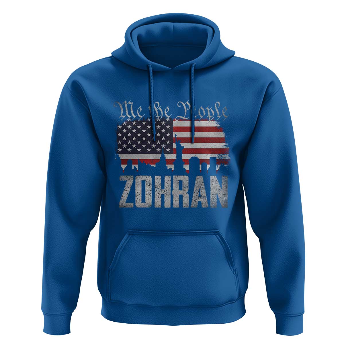 Zohran Mamdani Groovy Flowers Hoodie Retro Style - Wonder Print Shop