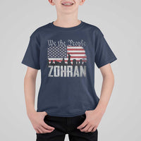 Zohran Mamdani Groovy Flowers T Shirt For Kid Retro Style TS02