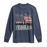 Zohran Mamdani Groovy Flowers Long Sleeve Shirt Retro Style TS02