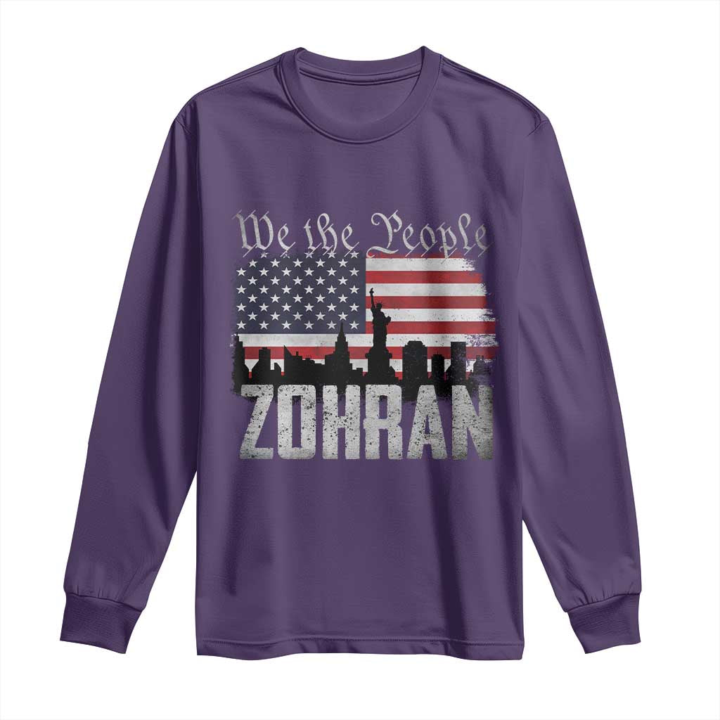 Zohran Mamdani Groovy Flowers Long Sleeve Shirt Retro Style TS02