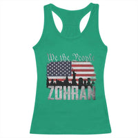 Zohran Mamdani Groovy Flowers Racerback Tank Top Retro Style TS02