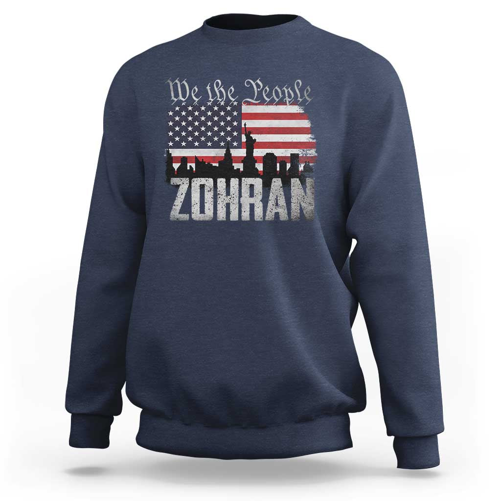 Zohran Mamdani Groovy Flowers Sweatshirt Retro Style TS02