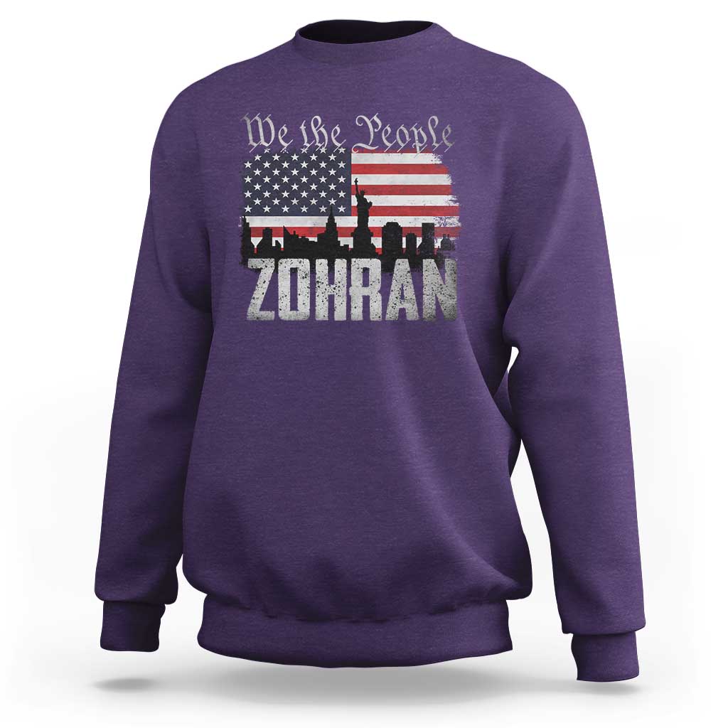 Zohran Mamdani Groovy Flowers Sweatshirt Retro Style TS02