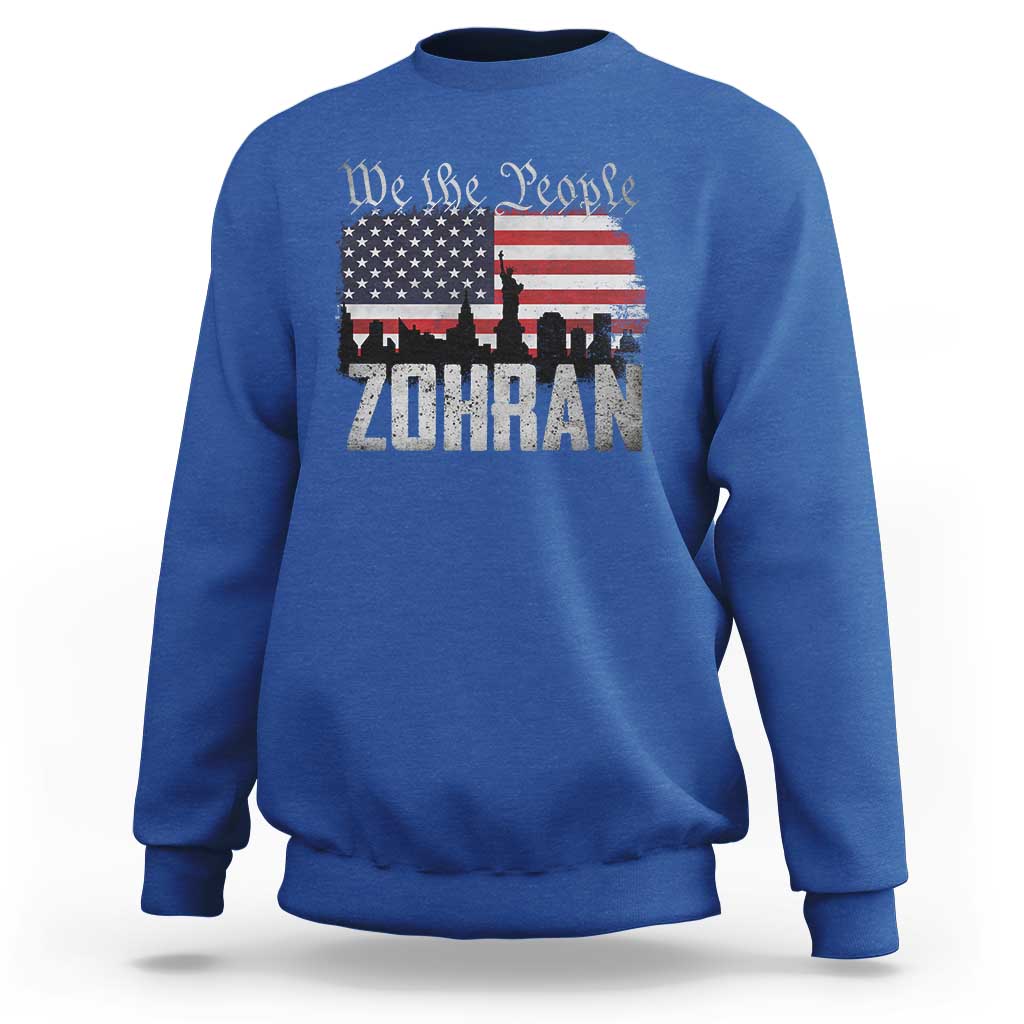 Zohran Mamdani Groovy Flowers Sweatshirt Retro Style TS02