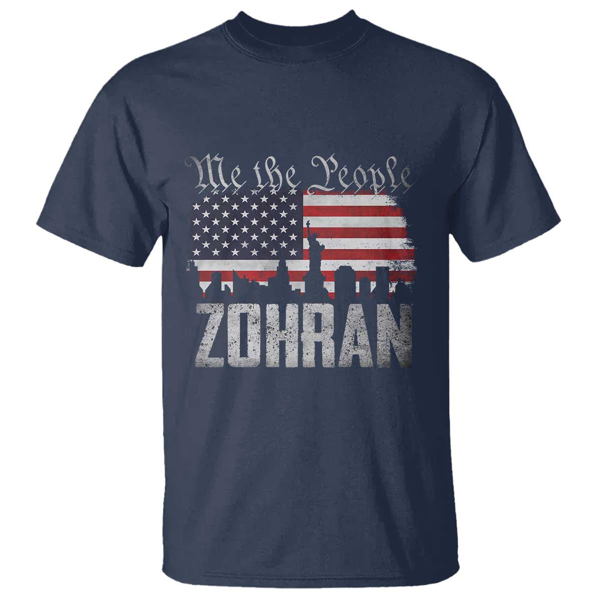 Zohran Mamdani Groovy Flowers T Shirt Retro Style - Wonder Print Shop
