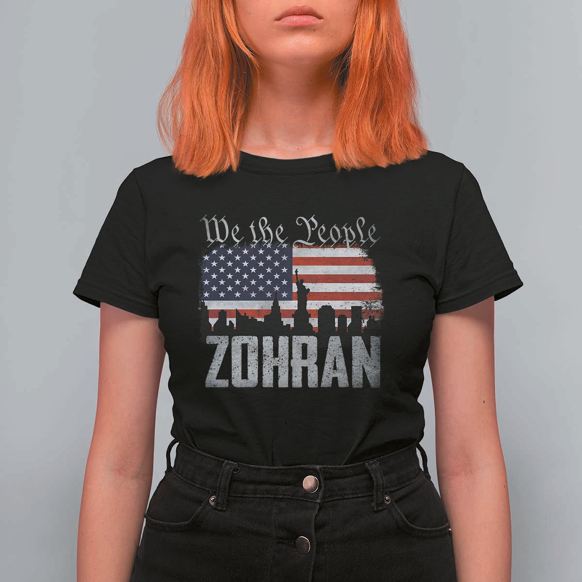 Zohran Mamdani Groovy Flowers T Shirt For Women Retro Style TS02