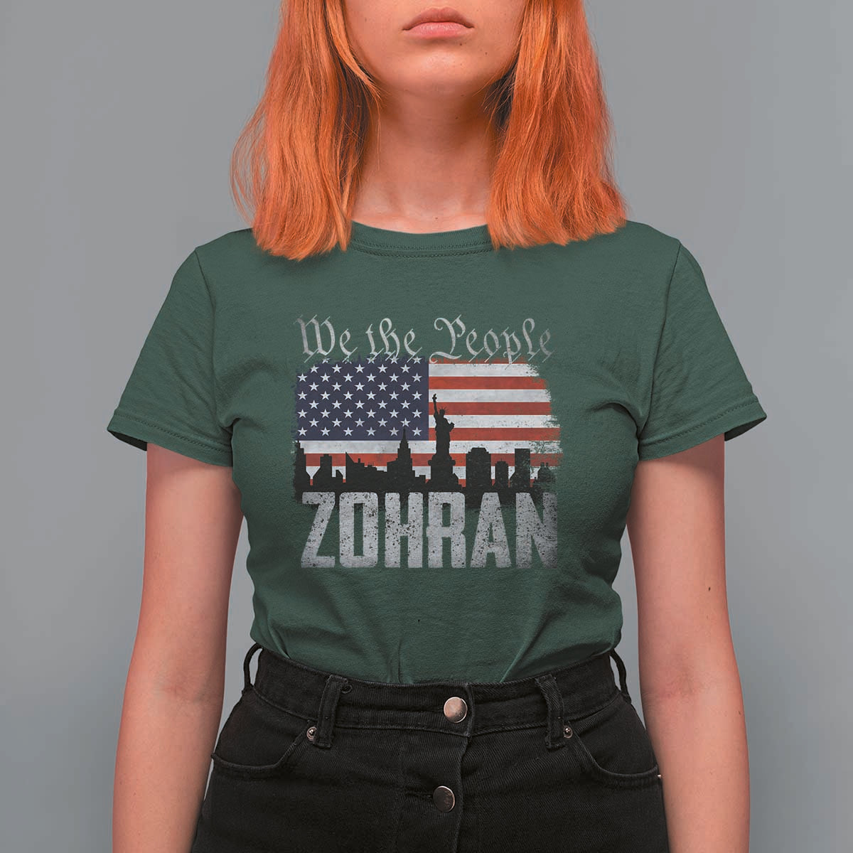 Zohran Mamdani Groovy Flowers T Shirt For Women Retro Style TS02