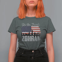 Zohran Mamdani Groovy Flowers T Shirt For Women Retro Style TS02
