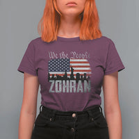 Zohran Mamdani Groovy Flowers T Shirt For Women Retro Style TS02