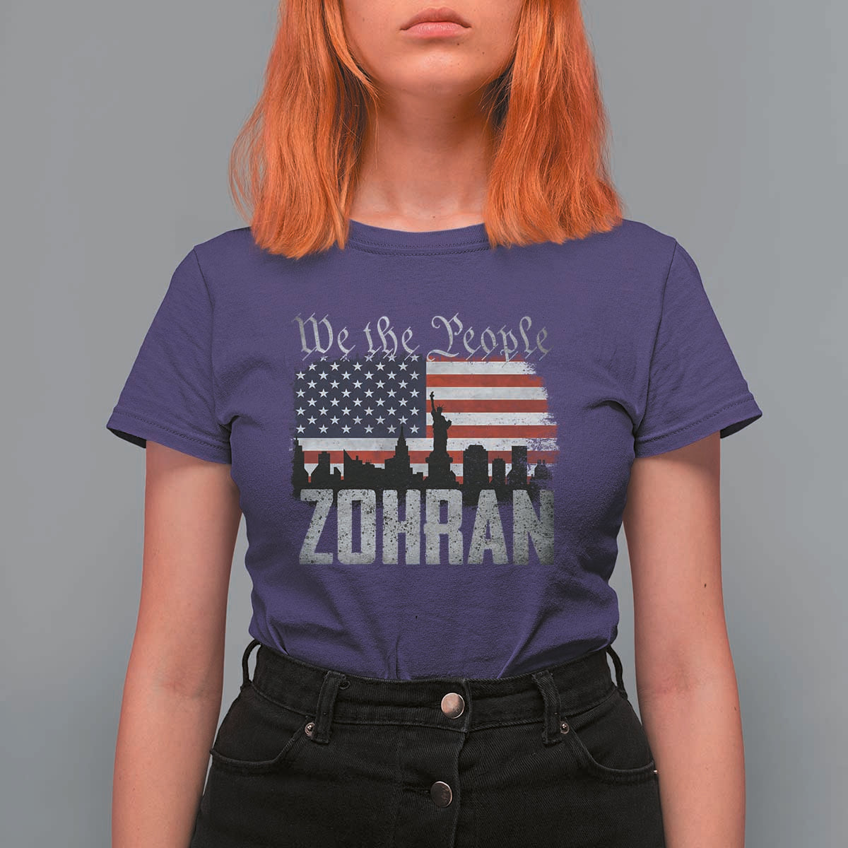 Zohran Mamdani Groovy Flowers T Shirt For Women Retro Style TS02
