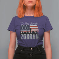 Zohran Mamdani Groovy Flowers T Shirt For Women Retro Style TS02