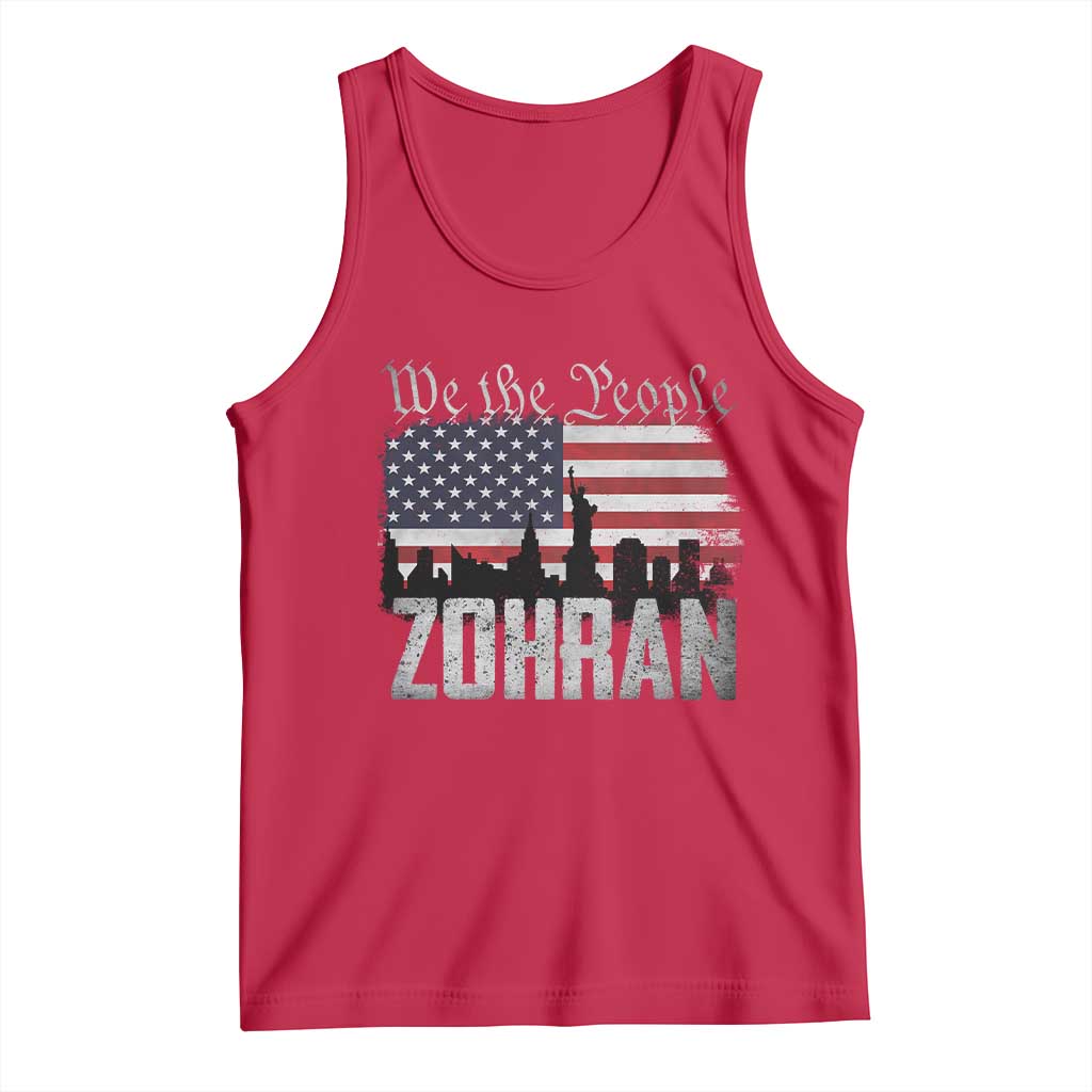 Zohran Mamdani Groovy Flowers Tank Top Retro Style TS02