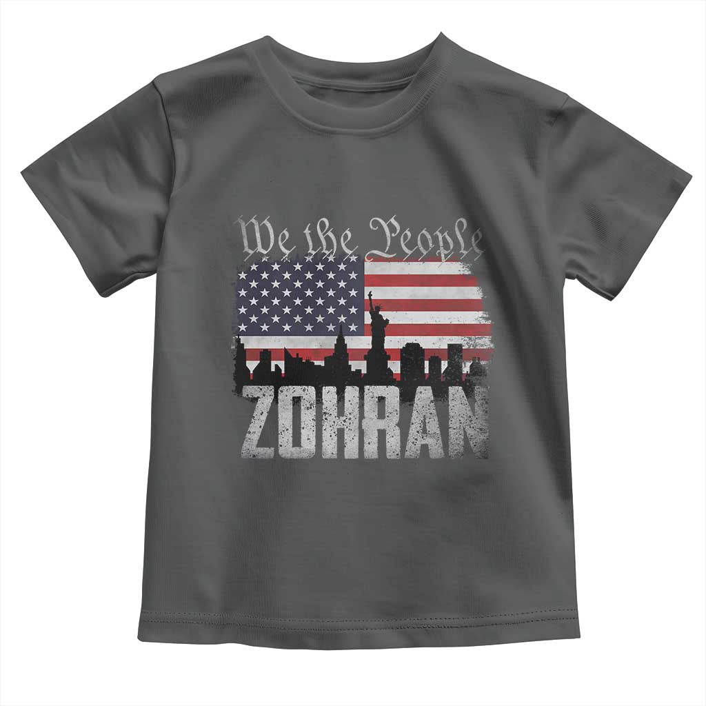 Zohran Mamdani Groovy Flowers Toddler T Shirt Retro Style TS02