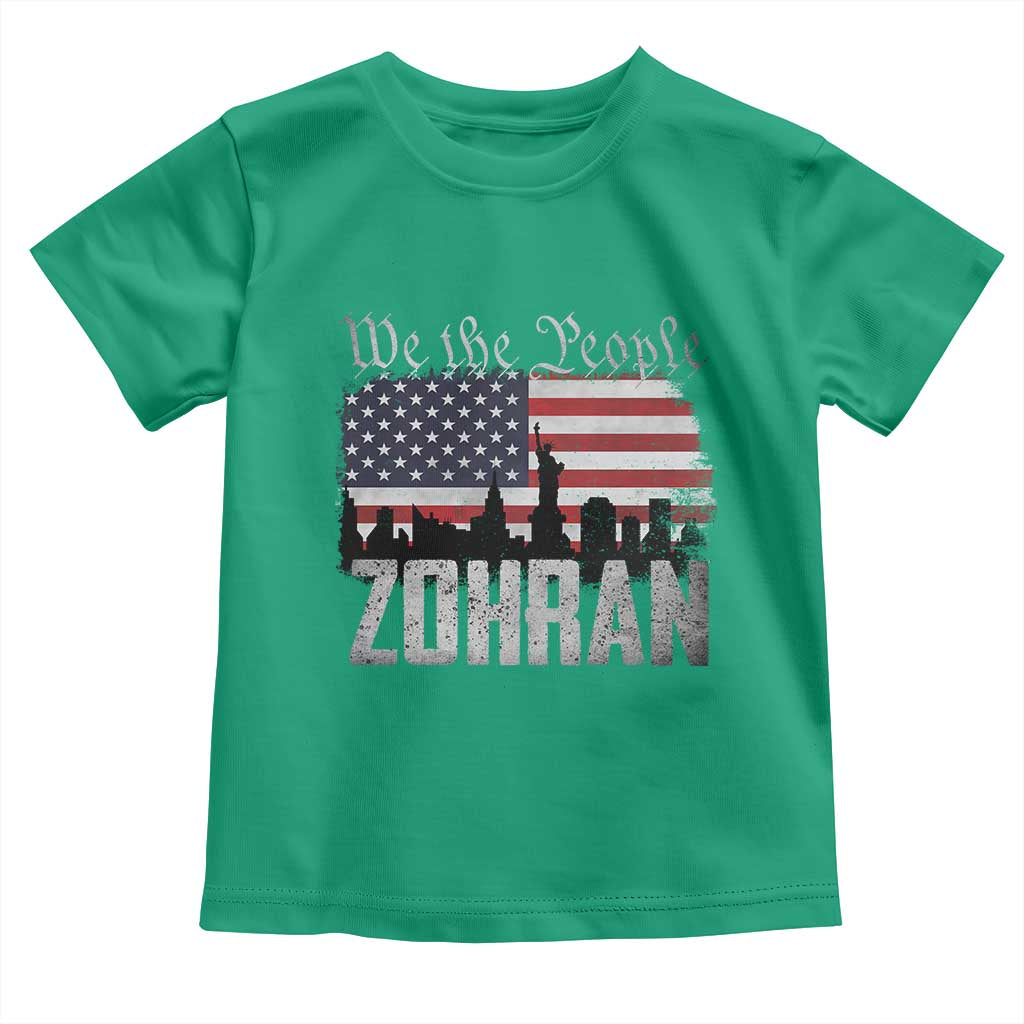 Zohran Mamdani Groovy Flowers Toddler T Shirt Retro Style TS02