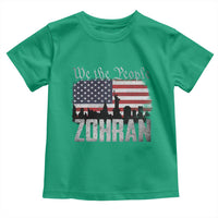 Zohran Mamdani Groovy Flowers Toddler T Shirt Retro Style TS02