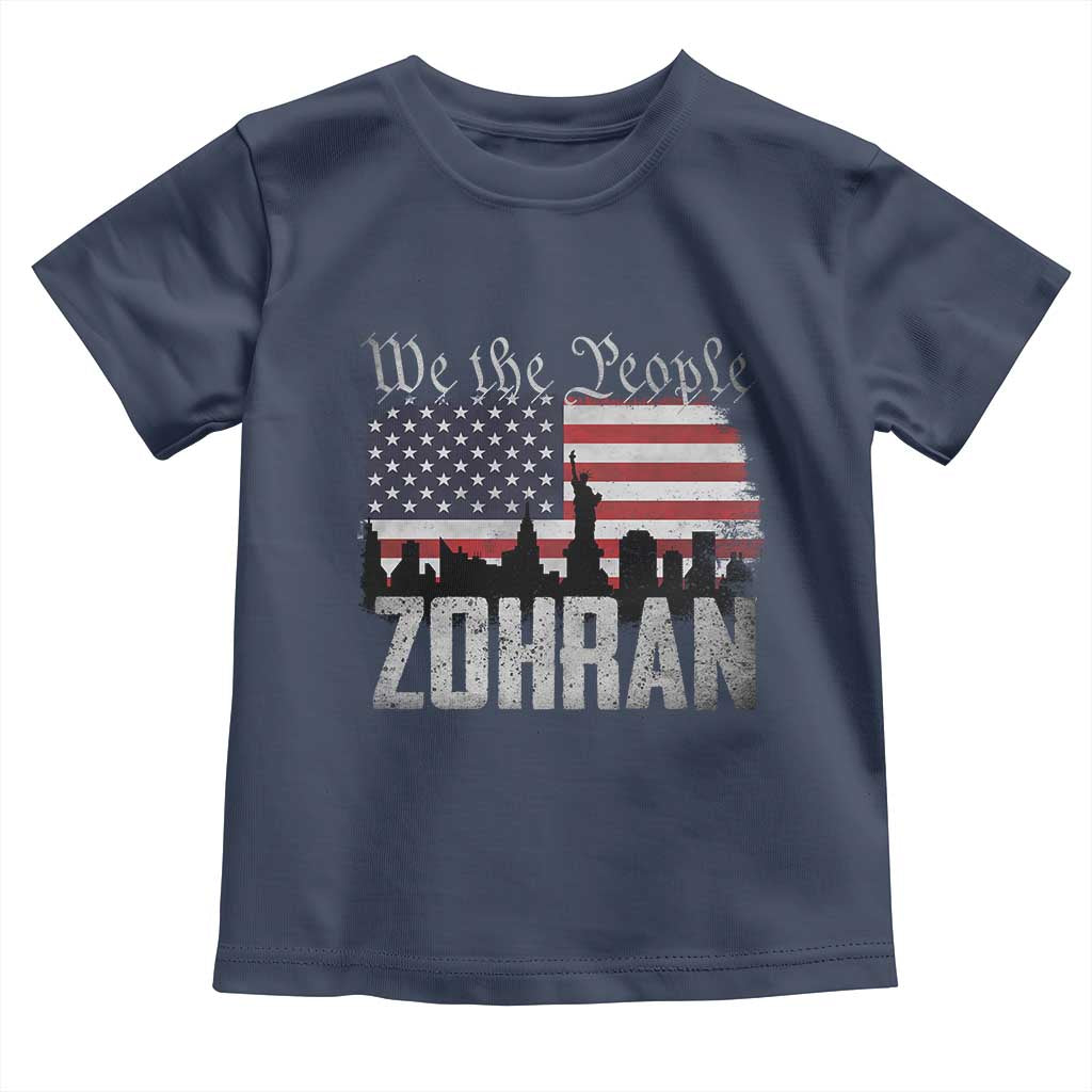 Zohran Mamdani Groovy Flowers Toddler T Shirt Retro Style TS02