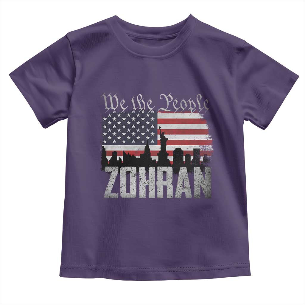 Zohran Mamdani Groovy Flowers Toddler T Shirt Retro Style TS02
