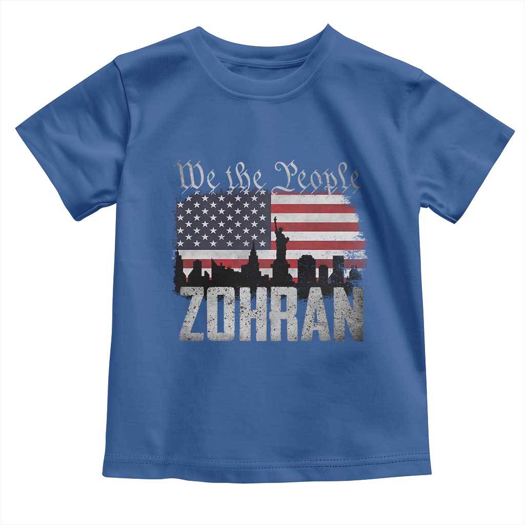 Zohran Mamdani Groovy Flowers Toddler T Shirt Retro Style TS02
