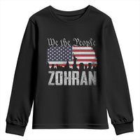 Zohran Mamdani Groovy Flowers Youth Sweatshirt Retro Style TS02