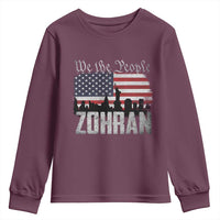 Zohran Mamdani Groovy Flowers Youth Sweatshirt Retro Style TS02