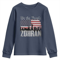 Zohran Mamdani Groovy Flowers Youth Sweatshirt Retro Style TS02