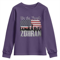 Zohran Mamdani Groovy Flowers Youth Sweatshirt Retro Style TS02