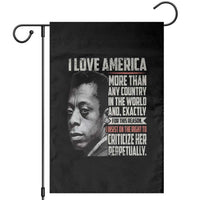 James Baldwin American Patriotic Garden Flag I Love America More Than Any Country - Wonder Print Shop