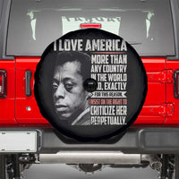 James Baldwin American Patriotic Spare Tire Cover I Love America More Than Any Country - Wonder Print Shop