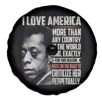 James Baldwin American Patriotic Spare Tire Cover I Love America More Than Any Country - Wonder Print Shop
