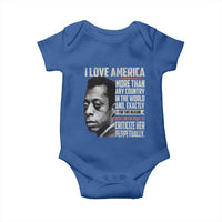 James Baldwin American Patriotic Baby Onesie I Love America More Than Any Country - Wonder Print Shop
