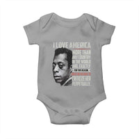 James Baldwin American Patriotic Baby Onesie I Love America More Than Any Country - Wonder Print Shop
