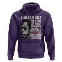 James Baldwin American Patriotic Hoodie I Love America More Than Any Country - Wonder Print Shop