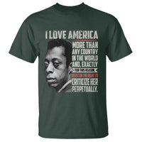 James Baldwin American Patriotic T Shirt I Love America More Than Any Country - Wonder Print Shop