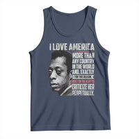 James Baldwin American Patriotic Tank Top I Love America More Than Any Country - Wonder Print Shop