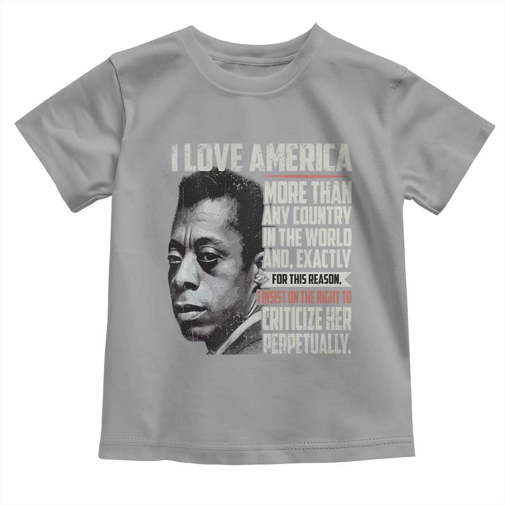 James Baldwin American Patriotic Toddler T Shirt I Love America More Than Any Country - Wonder Print Shop