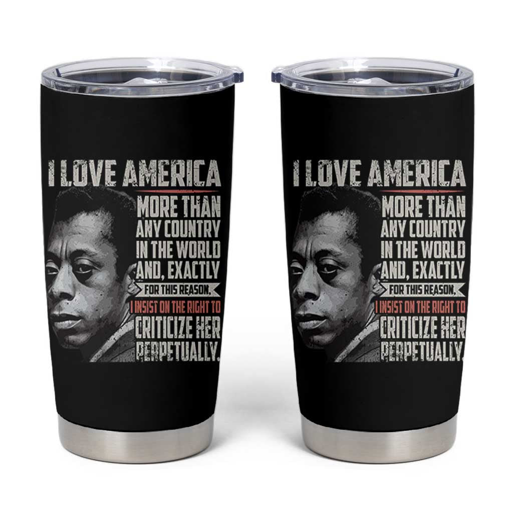 James Baldwin American Patriotic Tumbler Cup I Love America More Than Any Country - Wonder Print Shop