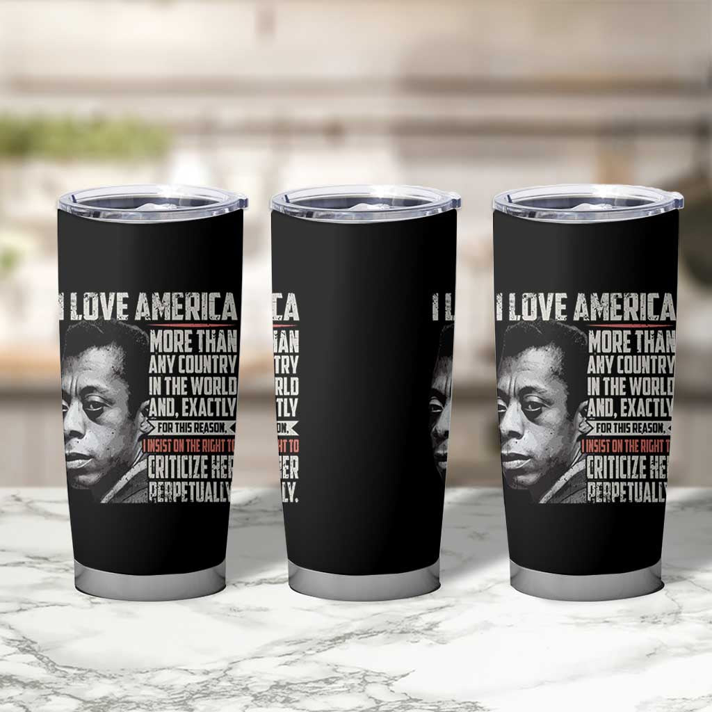 James Baldwin American Patriotic Tumbler Cup I Love America More Than Any Country - Wonder Print Shop