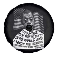 James Baldwin American Patriotic Spare Tire Cover I Love America More Than Any Country American Flag - Wonder Print Shop