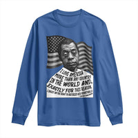 James Baldwin American Patriotic Long Sleeve Shirt I Love America More Than Any Country American Flag - Wonder Print Shop