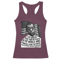 James Baldwin American Patriotic Racerback Tank Top I Love America More Than Any Country American Flag - Wonder Print Shop
