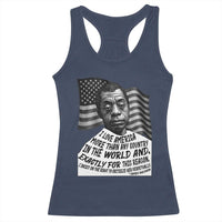 James Baldwin American Patriotic Racerback Tank Top I Love America More Than Any Country American Flag - Wonder Print Shop