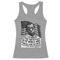 James Baldwin American Patriotic Racerback Tank Top I Love America More Than Any Country American Flag - Wonder Print Shop