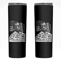 James Baldwin American Patriotic Skinny Tumbler I Love America More Than Any Country American Flag - Wonder Print Shop