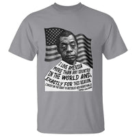 James Baldwin American Patriotic T Shirt I Love America More Than Any Country American Flag - Wonder Print Shop