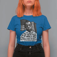 James Baldwin American Patriotic T Shirt For Women I Love America More Than Any Country American Flag - Wonder Print Shop