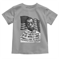 James Baldwin American Patriotic Toddler T Shirt I Love America More Than Any Country American Flag - Wonder Print Shop
